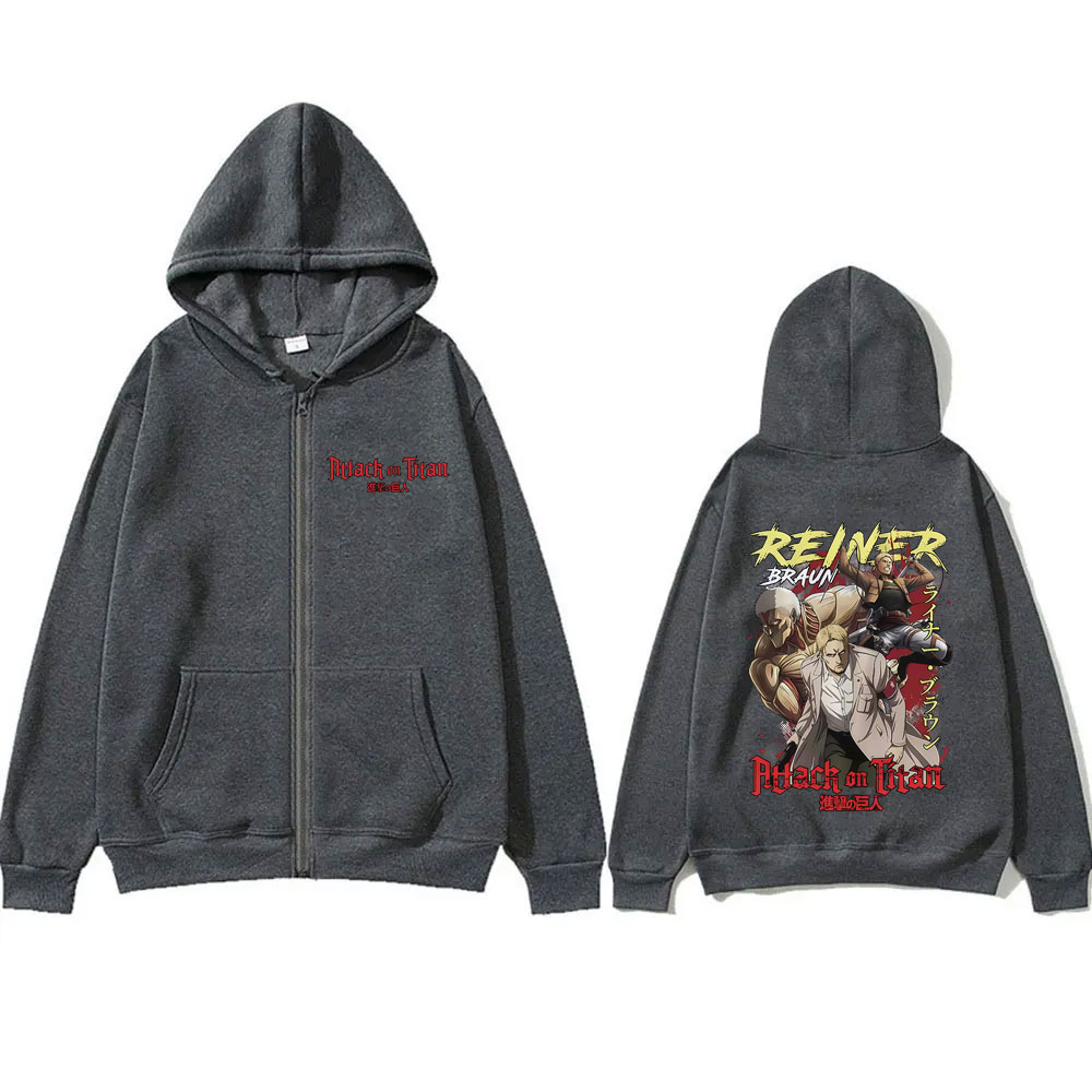 Anime Attack on Titan Reiner B – Anime Merch Hoodie recenzja i cena