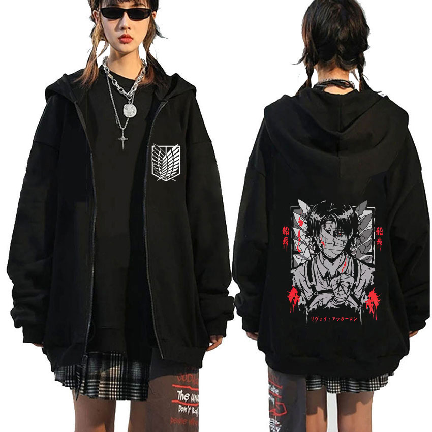 Anime Attack on Titan Levi Ack – Anime Merch Hoodie recenzja i cena